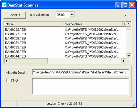 Scanner-Anwendung aus der industriellen Produktion